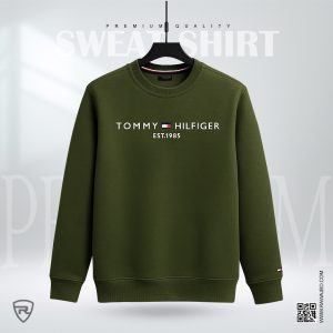 Premium Quality Tommy Hilfiger Sweatshirt (Olive)