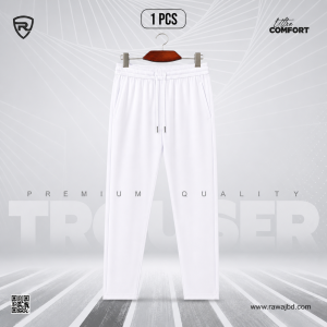 Premium Quality Men's Nike White Color Solid Micro Trouser