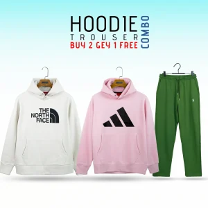 Mens Premium Hoodie Combo + Free Trouser