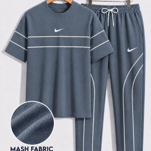 Nike Premium T-shirt & Trouser Set - Ash