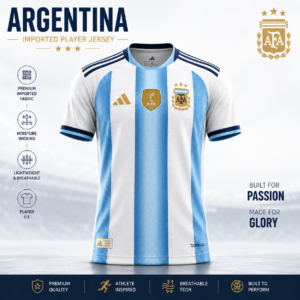 ARGENTINA IMPORTED PLAYER JERSEY