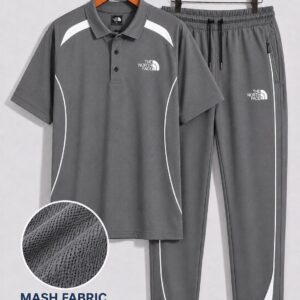 The North Face Polo T-Shirt  And Trouser Set
